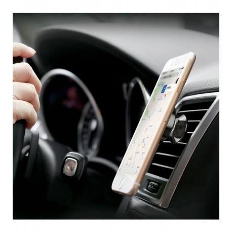 Автомобильный держатель Baseus Magnet Iron Suit Silver (ACDR-A0S) - фото 5