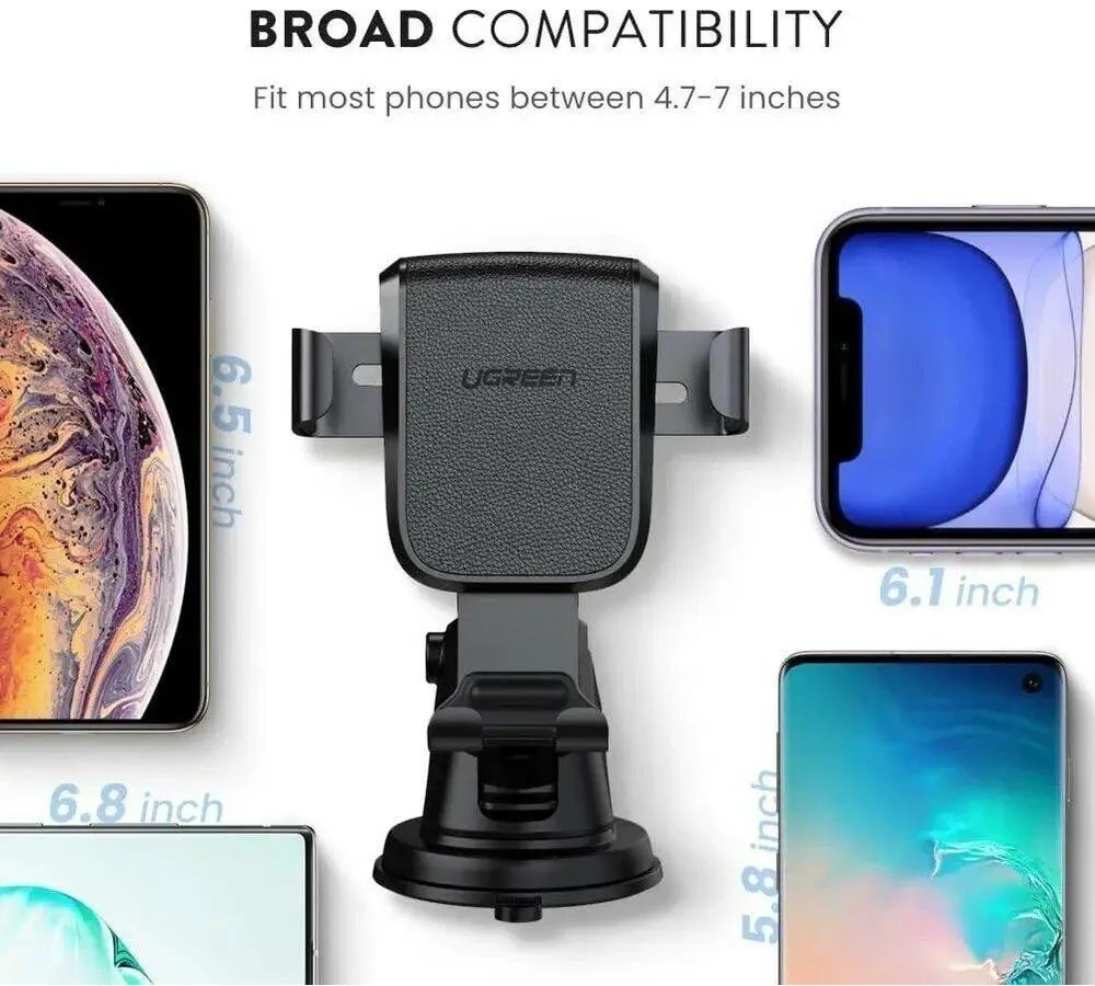 Автомобильный держатель UGREEN LP200-60990B Black (60990B) - фото 7