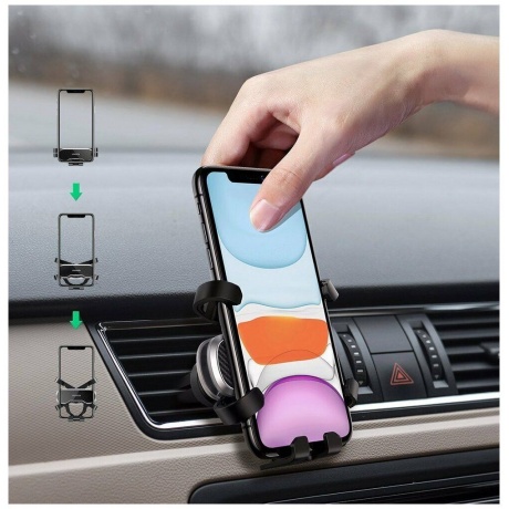 Держатель автомобильный UGREEN LP228-80539 Black (80539) - фото 17