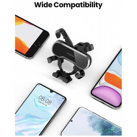 Держатель автомобильный UGREEN LP228-80539 Black (80539) - фото 7