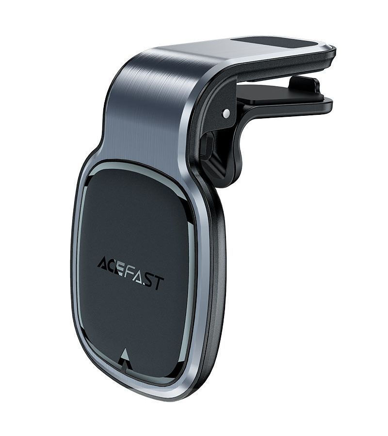 магнитный автомобильный круглый держатель mount holder magnetic car air vent черный Держатель автомобильный ACEFAST D16 металлический серый