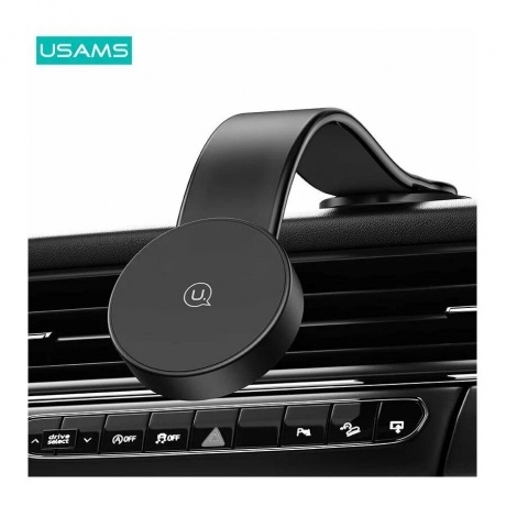 Держатель автомобильный USAMS US-ZJ079 для смартфона, черный (ZJ79ZJ01) - фото 2