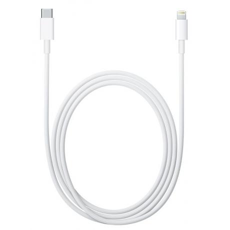 Кабель Apple MKQ42ZM/A Lightning MFi-USB Type-C белый 2м для Apple iPhone для Apple iPad - фото 2