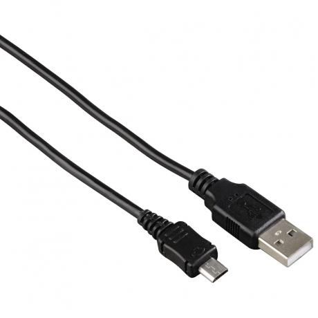 Кабель Hama 00173672 microUSB-USB 2.0 черный 0.6м - фото 2