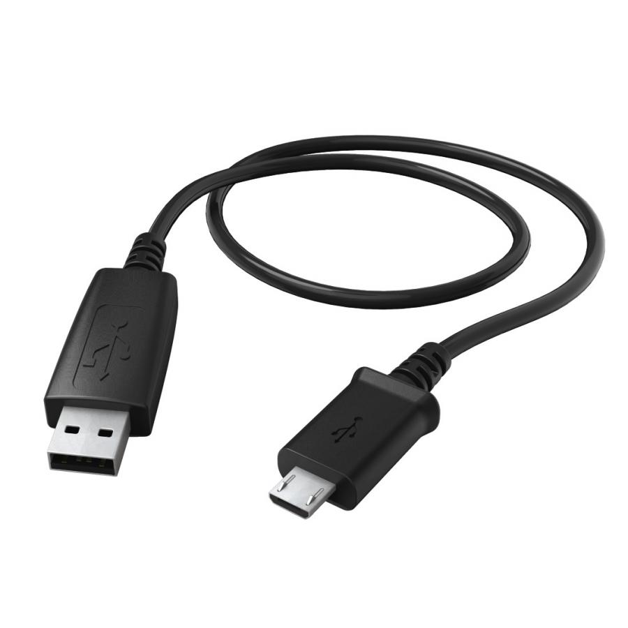 Кабель Hama 00173672 microUSB-USB 2.0 черный 0.6м от Kotofoto