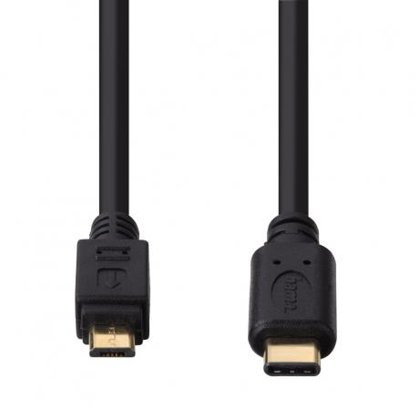 Кабель Hama microUSB-USB Type-C черный 0.75м (00135713) - фото 3