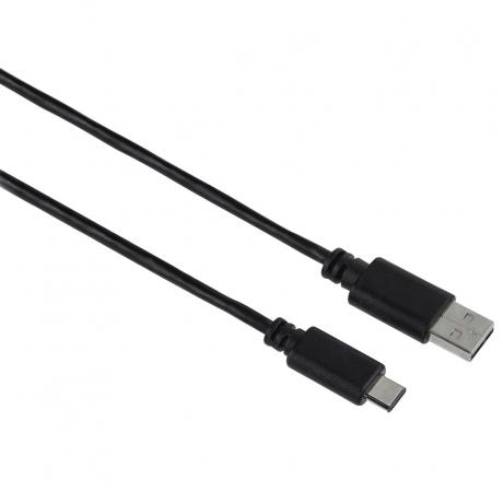 Кабель Hama USB Type-C-USB 2.0 черный 1м (00135722) - фото 1
