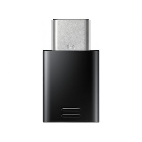 Адаптер Samsung EE-GN930 microUSB-USB Type-C черный (EE-GN930KBRGRU) - фото 1