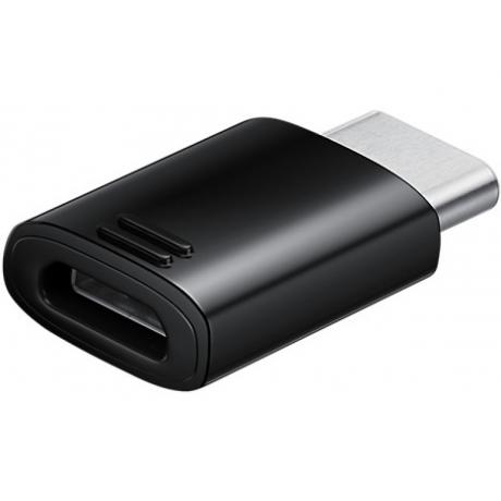 Переходник Samsung EE-GN930 microUSB-USB Type-C черный (EE-GN930BBRGRU) - фото 1