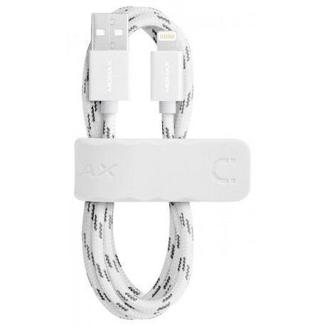 Кабель Momax Elite Link 1m Lightning Cable Белый - фото 1