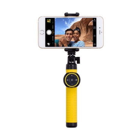 Монопод для селфи Momax Selfie Hero Bluetooth Selfie Pod 100cm Жёлтый - фото 5