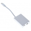 Адаптер Buro BHP USB Type-C (m) USB Type-C (f) miniDisplayPort (...