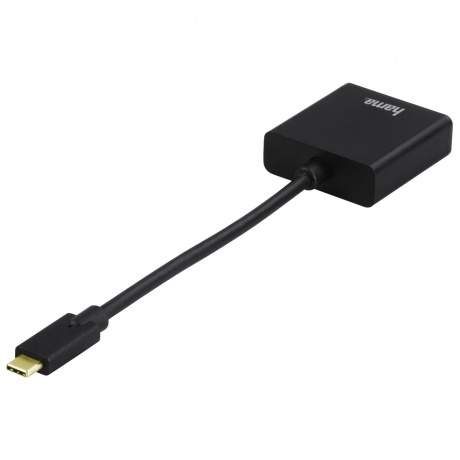 Адаптер Hama 135725 USB Type-C (m) DisplayPort (f) 0.1м черный - фото 3