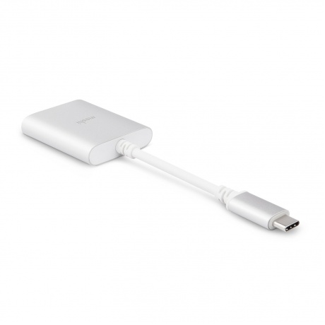 Адаптер Moshi USB-C Digital Audio Adapter with Charging (Universal) - Silver - фото 2