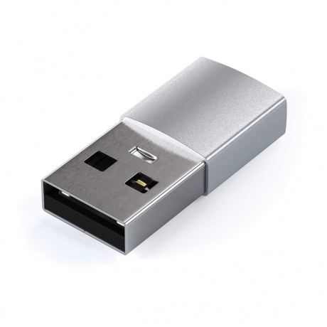 Адаптер Satechi USB Type-A to Type-C Silver - фото 2