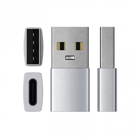 Адаптер Satechi USB Type-A to Type-C Silver - фото 4