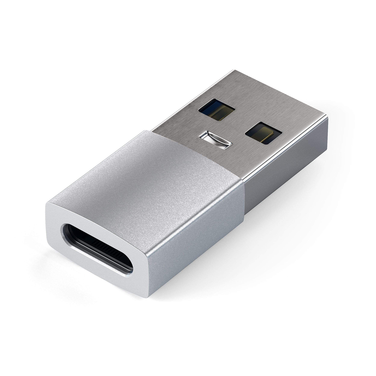 Адаптер Satechi USB Type-A to Type-C Silver адаптер satechi usb type a to type c silver