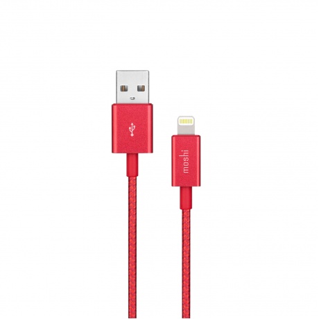 Кабель Moshi Integra Lightning на USB-A 1,2 м Red - фото 2