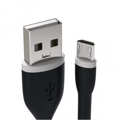 Кабель Satechi Flexible Micro to USB. 15 см черный - фото 2