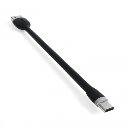 Кабель Satechi Flexible Micro to USB. 15 см черный - фото 3
