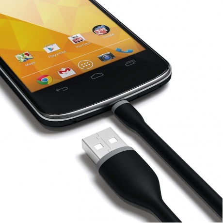 Кабель Satechi Flexible Micro to USB. 15 см черный - фото 4