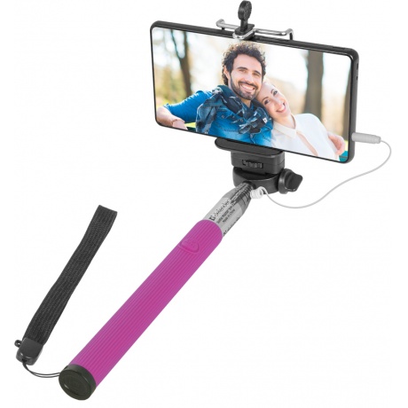 Монопод для селфи Defender Selfie Master SM-02 розовый (20-98 см) - фото 9