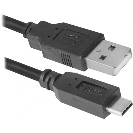 Кабель Defender USB2.0 AM-C Type 1.0 м - фото 1