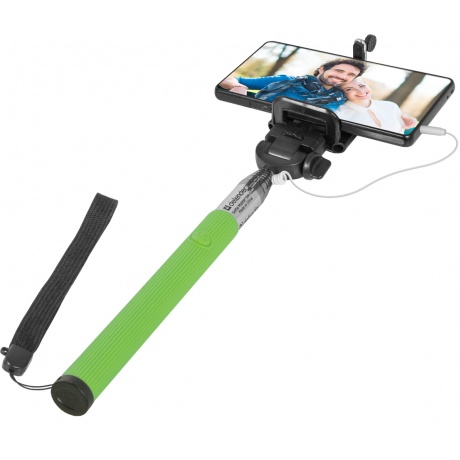 Монопод для селфи Defender Selfie Master SM-02 зеленый (20-98 см) - фото 6