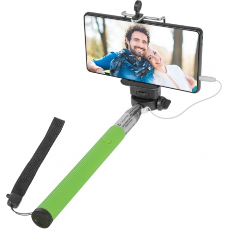 Монопод для селфи Defender Selfie Master SM-02 зеленый (20-98 см) - фото 7