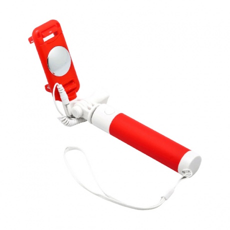 Монопод Devia 360 Degree Selfie Stick Wire - Red - фото 2