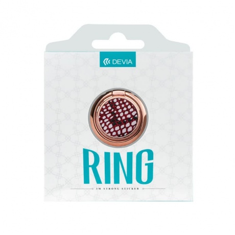 Кольцо Devia Ring Holder Diamonds 2 - Red - фото 4