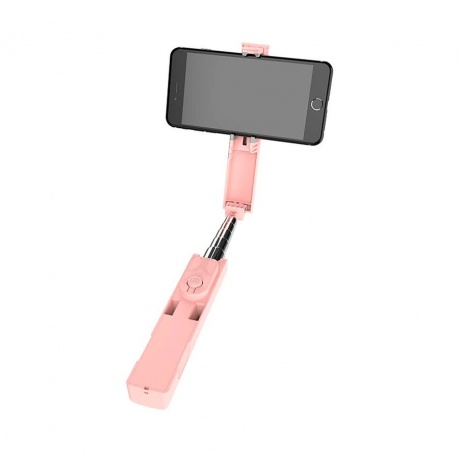 Монопод Borofone BY4 Wireless Selfie Stick - Pink - фото 3