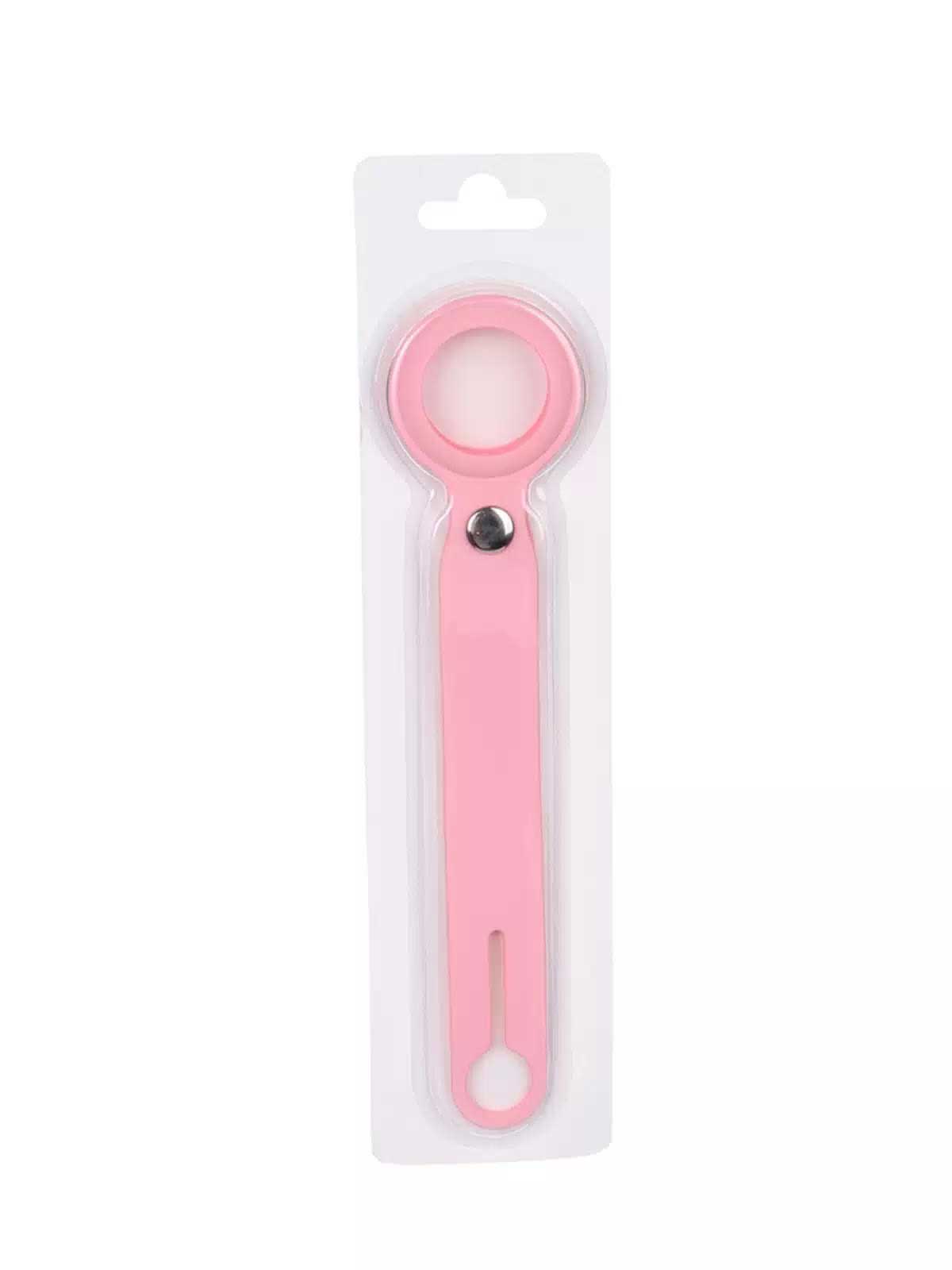 Брелок-подвеска mObility для APPLE AirTag 10cm Silicone Pink УТ000026746 силиконовый чехол брелок подвеска для airtag с держателем розовый