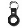 Чехол-брелок Devia Leather Key Ring для AirTag - Black