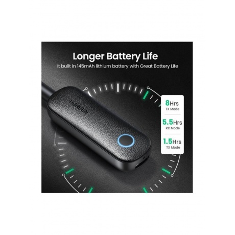 Bluetooth приемник/передатчик UGREEN CM403 (80893) черный - фото 15