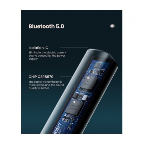 Передатчик Bluetooth UGREEN CM150 (50213) Black - фото 6