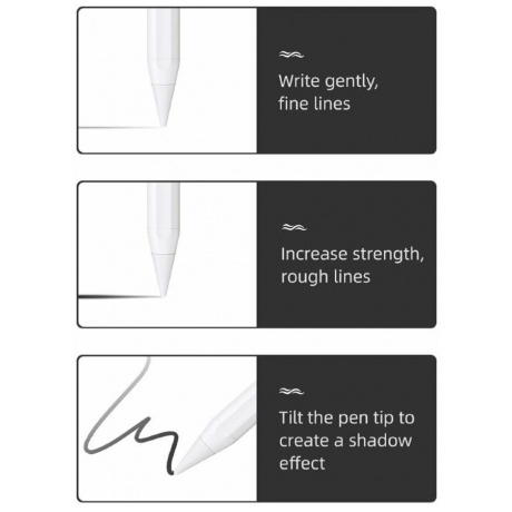 Стилус Usams US-ZB254, белый (ZB254DRB01) - фото 10