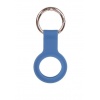 Чехол-брелок Hoco для Apple AirTag, силикон+металл, голубой