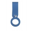Чехол-подвеска Hoco для Apple AirTag, силикон, голубой