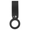 Чехол-подвеска Hoco для Apple AirTag, силикон, черный