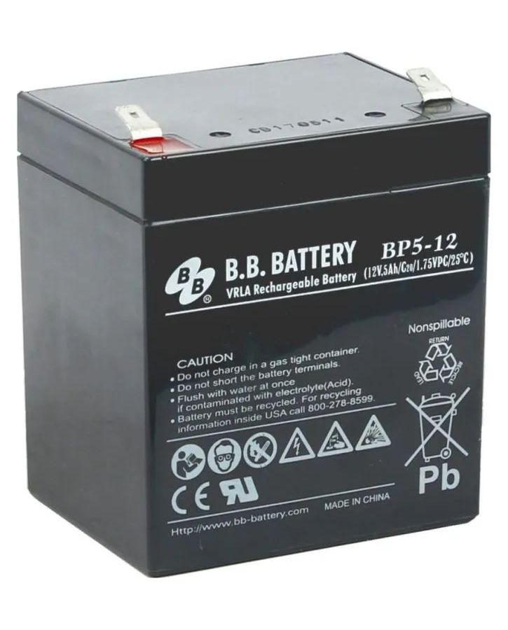 

Аккумулятор BB Battery BP5-12