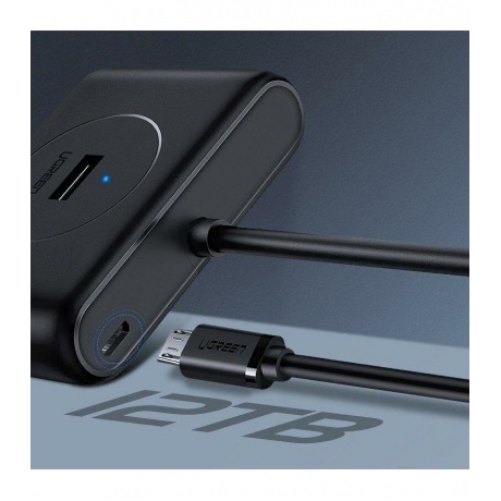 Хаб UGREEN USB концентратор 4 х USB 3.0, 1 м, цвет черный (20291) - фото 21