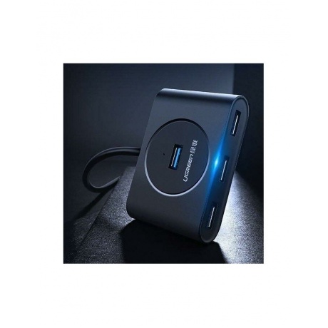 Хаб UGREEN USB концентратор 4 х USB 3.0, 1 м, цвет черный (20291) - фото 24