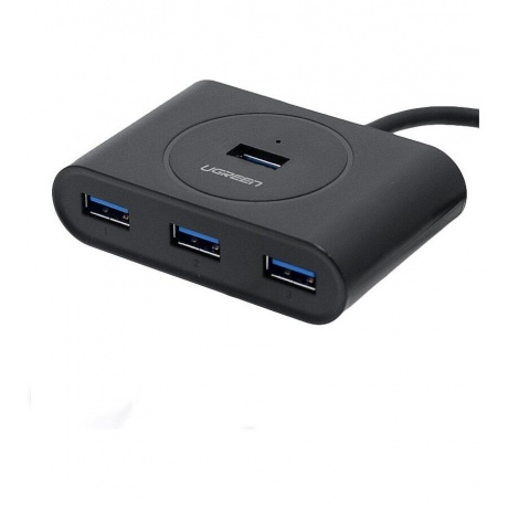 Хаб UGREEN USB концентратор 4 х USB 3.0, 1 м, цвет черный (20291) - фото 6