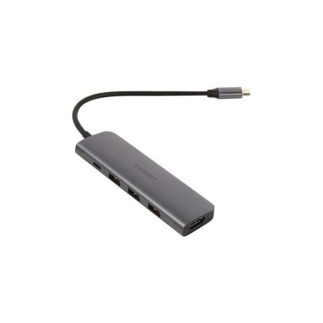 Хаб UGREEN USB концентратор 5 в 1 3 х USB 3.0, HDMI, PD (50209) - фото 2