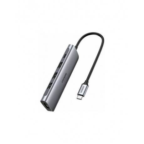 Хаб UGREEN USB концентратор 5 в 1 3 х USB 3.0, HDMI, PD (50209) - фото 3