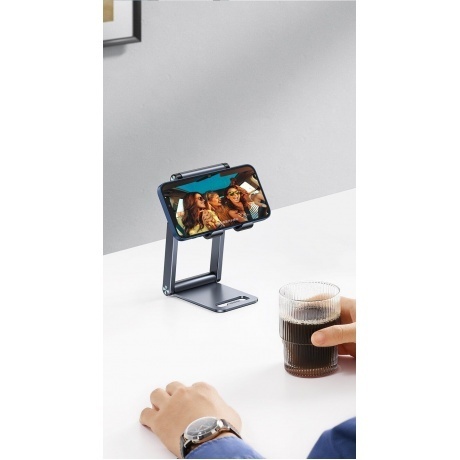 Подставка UGREEN раздвижная настольная складная для телефона, планшета (50324) - фото 14