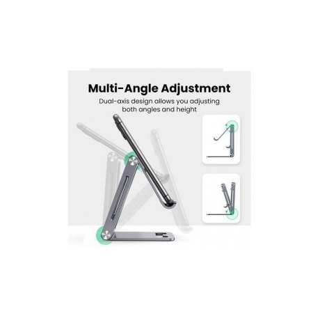 Подставка UGREEN раздвижная настольная складная для телефона, планшета (50324) - фото 20