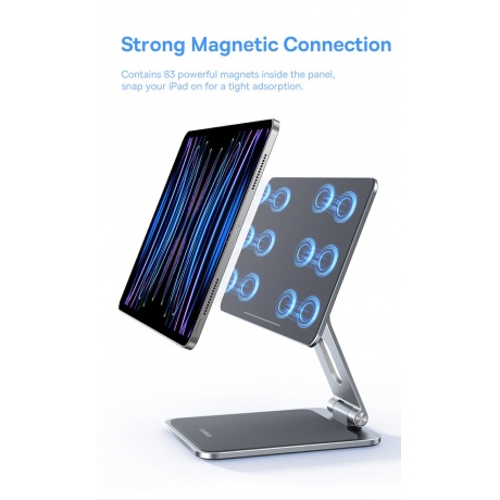 Держатель Baseus MagStable Series Magnetic Space Gray (B10460300811-01) - фото 9