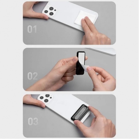 Подставка для телефона Baseus Foldable Bracket Black (LUXZ000001) - фото 7